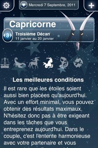 screenshot mogor horoscope iphone