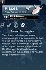 screenshot mogor horoscope iphone